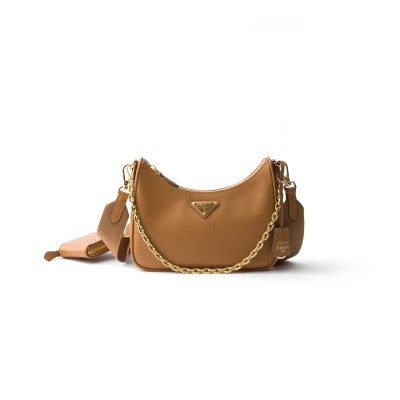 PRADA RE-EDITION 2005 SAFFIANO LEATHER BAG 1BH204 (22*18*6cm)